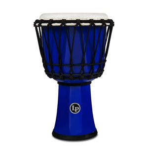 LP - LP1607BL - DJEMBE CIRCLE À CORDE DE 7 POUCES AVEC ACCORDEMENT PARFAIT - Bleu