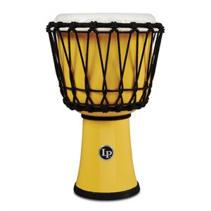 LP - LP1607YL - DJEMBE CIRCLE À CORDE DE 7 POUCES AVEC ACCORDEMENT PARFAIT - jaune