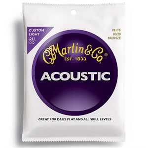 MARTIN - M175 - Cordes de guitare Original - 80 / 20 - 11-52