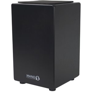 Mano Percussion - MP-CAJ100-MBS - Cajon Avec Coussin De Siège En Mousse - Midnight Black Satin