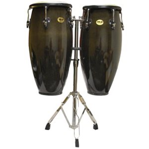 MANO - MP1601-BK - Congas Doubles - Noir, 10'' / 11''