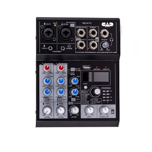 CAD - mxu4-fx - MIXEUR 4 CANAUX - FX & USB