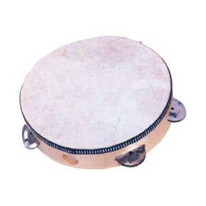 MANO - MP-T68H - Tambourine 8" avec peau en cuir de veau