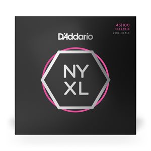 D'ADDARIO - NYXL45100 - Regular Light Long Scale Bass Strings - 45-100