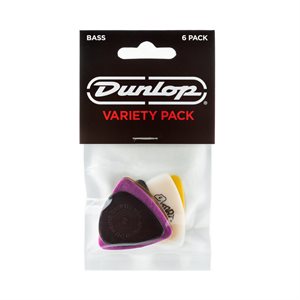 DUNLOP - PVP117 - Médiator de basse VARIETY PACK - ensemble de 6