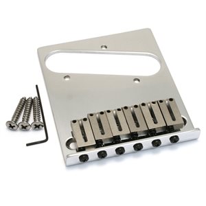 FENDER - 6-Saddle American Series Telecaster Bridge Assemblies - chrome