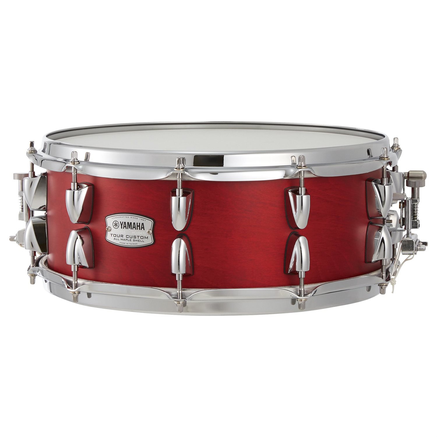 YAMAHA - TMS1455CAS - Caisse claire Tour Custom - Érable 14"×5,5" - Candy Apple Satin