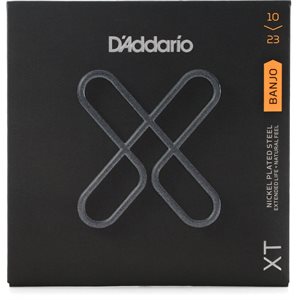 D'ADDARIO - XTJ1023 - Cordes XT Banjo en acier nickelé - Jeu moyen - 10-23