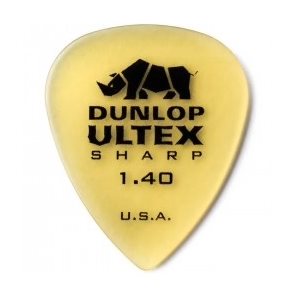 DUNLOP - 433P1.40 - Ultex™ Sharp 433p 1.40 - ensemble de 6 pick