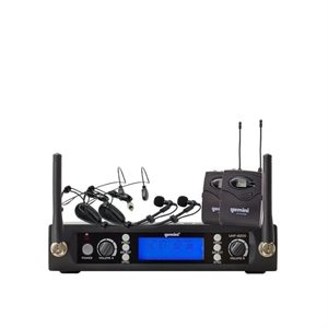 GEMINI - UHF-6200HL-R2 - SYSTÈME DOUBLE CASQUE SANS FIL