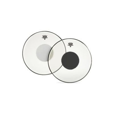 REMO - 14'' Controlled Sound clear BLACK DOT