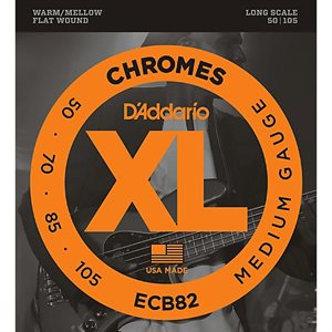 D'ADDARIO - ECB82 - cordes de basse - Flatwound - long scale - 50-105