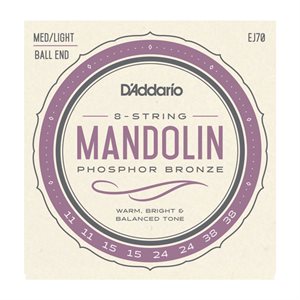 D'ADDARIO - EJ70 - cordes de mandoline - 11-38