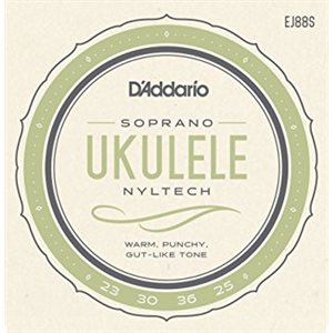 D'ADDARIO - EJ88S - cordes pour ukulélés soprano Nyltech