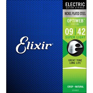 ELIXIR - 19002 - Cordes de guitare électrique - Optiweb - 9-42