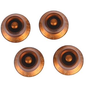 PROFILE - KA160AMB-PK - Vintage Gibson Type Knob - 4 pack - Amber