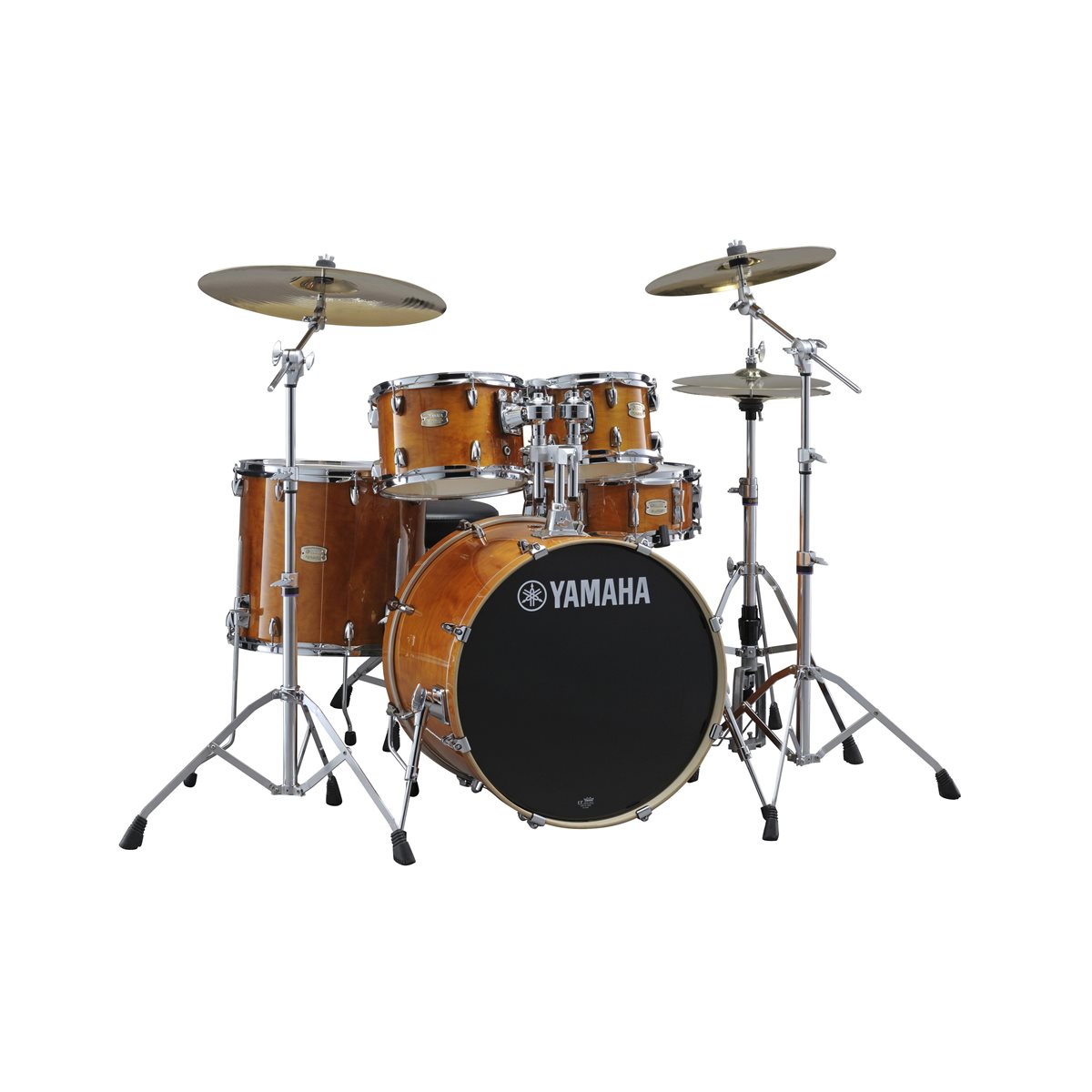 YAMAHA - Stage Custom en bouleau - 5-Pièces (22,10,12,16,SNARE) - Honey Amber