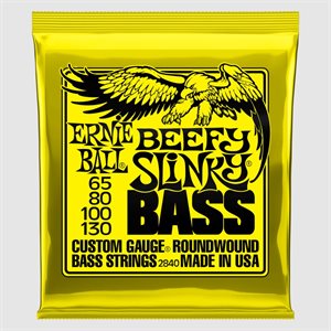 ERNIE BALL - CORDES DE BASSE ÉLECTRIQUE BEEFY SLINKY NICKEL - 65-130