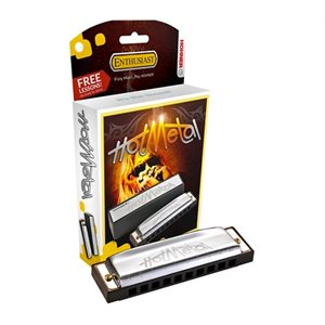 HOHNER - 572A - HARMONICA HOT METAL - La