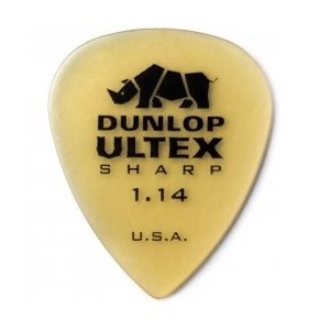 DUNLOP - 433P1.14 - Ultex Sharp 1.14mm - ensemble de 6 pick