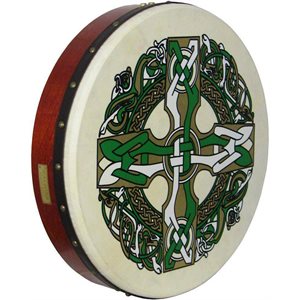 WALTON - 10AWAL-1930 - Bodhran Celtic Cross - 18 pouce