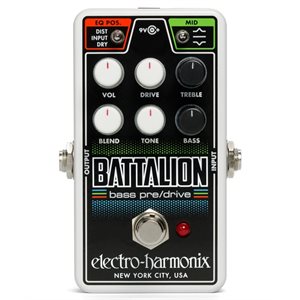 EHX - NANOBATT - Préampli et overdrive de basse Nano Battalion