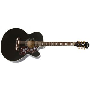 EPIPHONE - EJ-200SCE Super Jumbo - Ebène