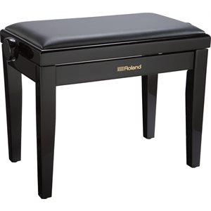 ROLAND - RPB-200PE - Tabouret pour piano avec assise rembourrée avec Finition en ébène poli