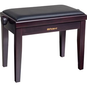 ROLAND - RPB-200RW - Tabouret pour piano avec assise rembourrée et fini en bois de rose