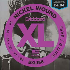 D'ADDARIO - exl156 - Fender Bass VI Electric Guitar Strings - 24-84