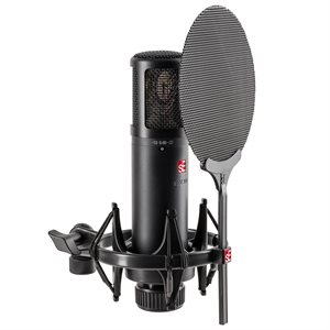 SE ELECTRONICS - se-se2300 - microphone condensateur à large diaphragme - multi patron polaire - avec shockmount / pop filter