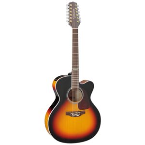 TAKAMINE - GJ72CE - 12 cordes - Dégradé brun (BROWN SUNBURST)