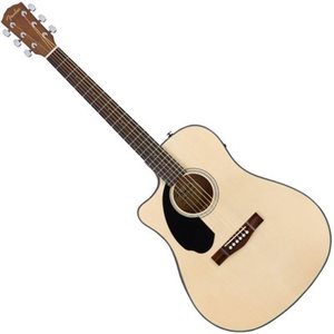 FENDER - CD-60SCE - GAUCHER - NATUREL