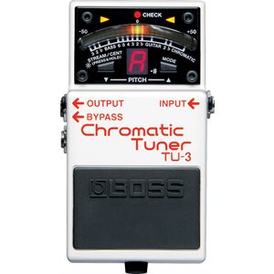 BOSS - TU-3 - Chromatic PEDAL Tuner 