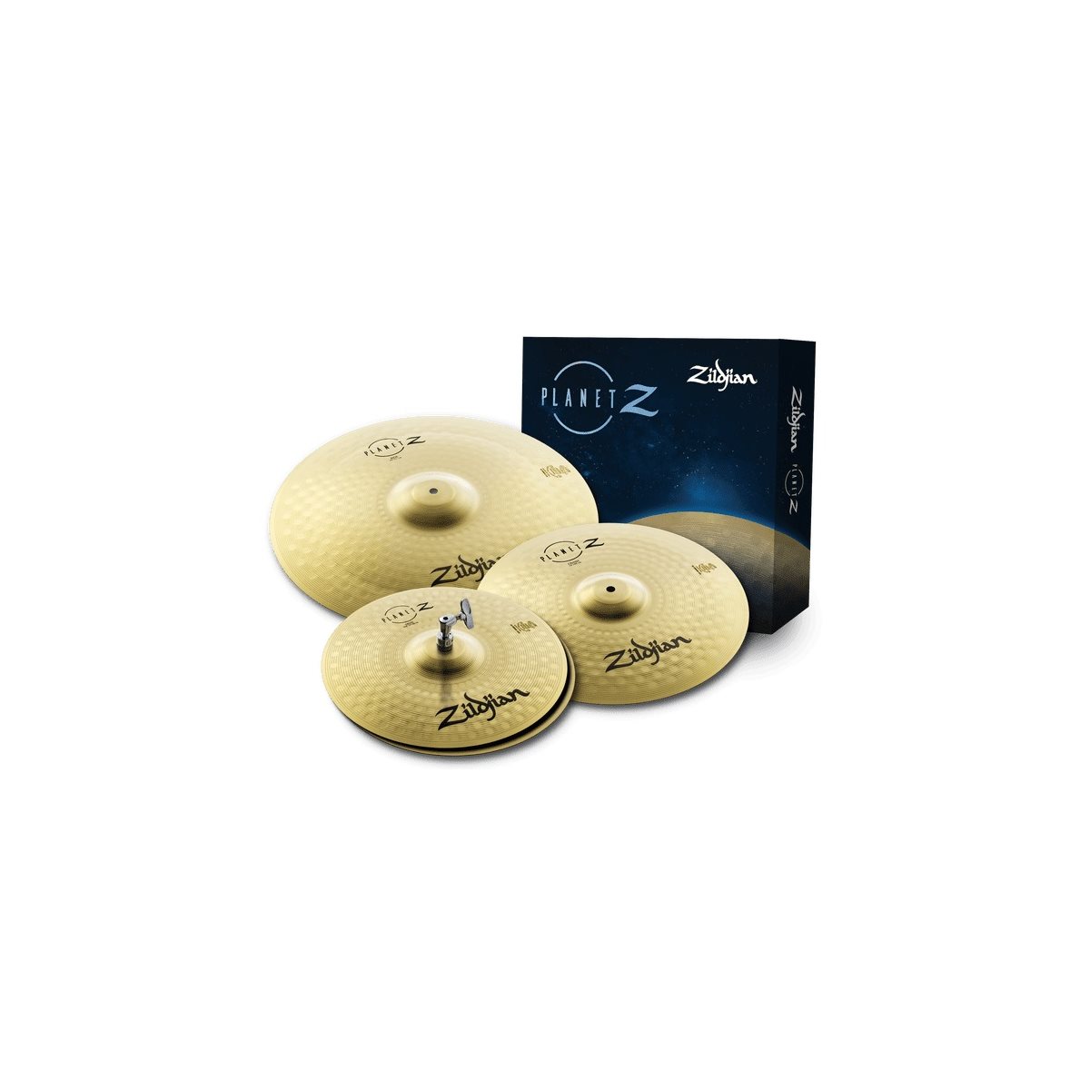 ZILDJIAN - ZP4PK - PLANET Z COMPLETE CYMBAL PACK - 14 / 16 / 20 INCH